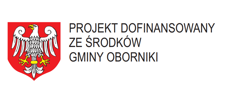 Znak: Projekt dofinansowany ze środków Gminy Oborniki